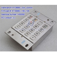 KY3688C PCI 3.x VISA approved encrypted PIN pad - KY3688C