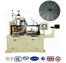 Fan cover automatic coiling and welding machine