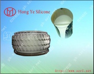 Platinum cured silicone rubber for tire mold