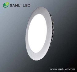 Round Dia240mm nature white LED Panel Light 12W with DALI dimmable & Emergency