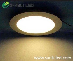 18W round Dia240mm LED Panel Light natural white with DALI dimmable & Emergency