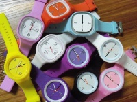 Cheap stylish silicone watch, jelly watch - 6056