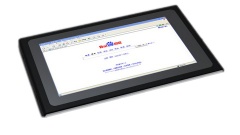 7 inch multi-touch capacitive screen, LED backlit 5-point full-touch cortex A9 dual core handle tablet pc