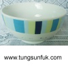 Ceramic 5.5” bowl with deco printing - TSF0000