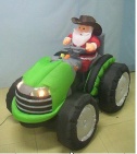 4FT INFLATABLE SANTA TRACTOR