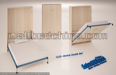 vertical double size wallbed - wbcn.v120