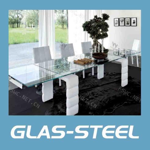 Modern square dining table,glass dining table