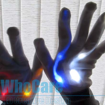 LED flashing gloves for your fashional Promotional gift