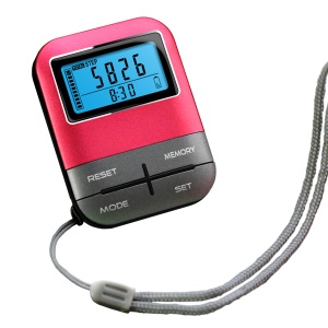 Downloadable / Rechargeable Multi Function Pedometer - Tri -Axis