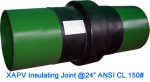 isolation joint, insulating joint, insulation joint, pipeline joint, monolithic insulating joint, welded monolithic insulatin