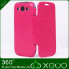 Hot sell for samsung galaxy s3 i9300 soft leather cover case