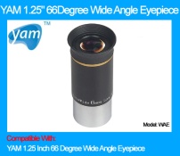 YAM 1.25 Inch 66 Degree Wide Angle Eyepiece - Wide Angle Eyepiece
