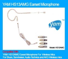YAM H13AMG Earset Microphone for Wireless Microphone
