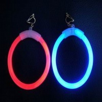 Fashionable glow earrings for long lasting glow supplies