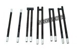 Low resistance sic heating elements
