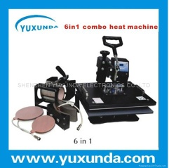 6 in 1 multifunctional combo heat press machine