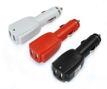 Rocket 0.5A/1A/2A 12-24V Dual USB Car Charger Designed For Apple Samsung And Android Devices Out 5V
