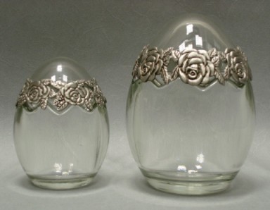 G-2201 G-2202, Glass Jewelry Boxes.