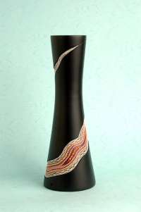 wooden vase - wooden vase