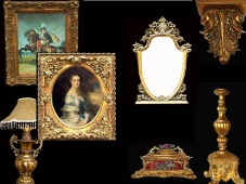 Pu frame,picuture frame,polyresin decoration:vase,candle holer,pedestal,jewelry box,wall decor,lamp  - polyresin decoration