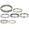 stainless steel bracelet, titanium bracelet, magnetic bracelet, titanium chain - stainles steel chain