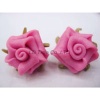 FIMO flower beads/Polymer clay bead