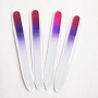 sell glass nail file with 2color handle