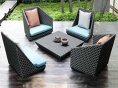 Part rattan tables &chairs