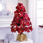 red flower christmas tree - st-f36