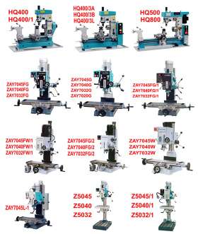 Multi-purpose Lathe/ Drilling/Milling Machine HQ400 HQ500 HQ800 ZAY7045G ZAY7045FG ZAY7045G/1