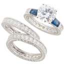 925 Sterling Silver Jewelry - Ring Set - R5644