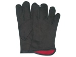 red lined jersey glove