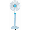 Stand fan with double oscillation