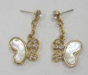 earring, alloy earring,shell earring, - F-ER0196,F-ER01195