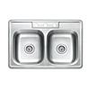 Stainless Steel Sink,Stainless Steel Double Bowl Kitchen Sink,Stainless Steel Sink - DK93256