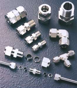 High Purity Gas Fittings, Swagelok Parker, Stainless Steel Ultra High purity Fittings