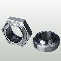 RJT/BSM/CIP FLAT FACE SANITARY HYGIENIC UNION FITTINGS, Inox/Stainless Steel, including Liner, Male, Gasket and Nut - manufactured by TECH CONTROL ENTERPRISE CO., LTD. TAIWAN