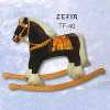 Wood And Plush Toy, Rocking Horses ( Zefir ) - TF-40