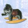 Wood And Plush Toy ( Elephant ) - WP-28