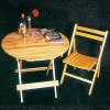 Wooden Table and Wooden Chair - P04